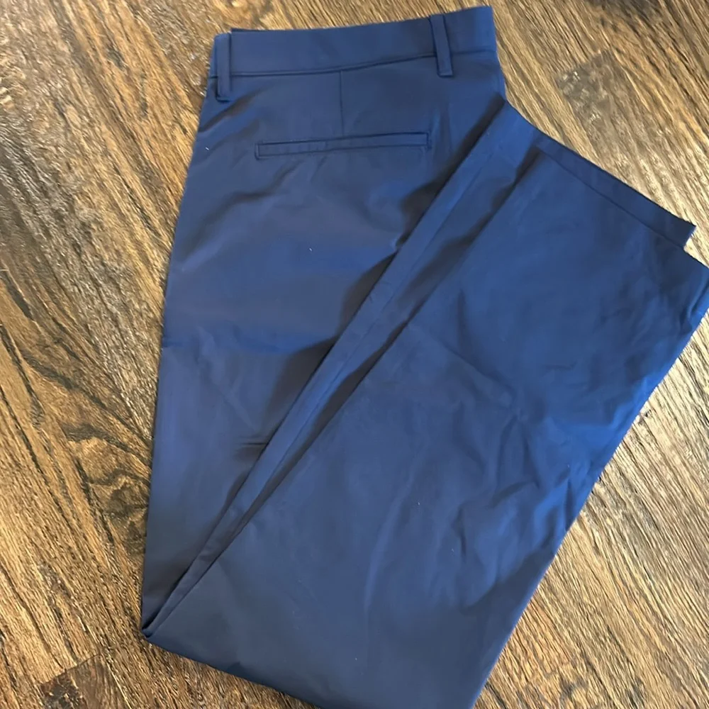 BNWT J Crew Slim Tech Pants in Navy Blue 36x32 - Picture 4 of 7